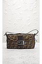 view 2 of 10 Fendi Zucca Mama Baguette Shoulder Bag in Brown