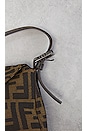 view 8 of 10 Fendi Zucca Mama Baguette Shoulder Bag in Brown