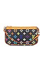 view 1 of 9 Louis Vuitton Multicolor Pochette Accessoires Shoulder Bag in Black