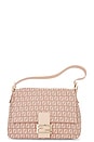 view 1 of 8 Fendi Zucca Mama Baguette Shoulder Bag in Pink