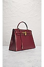 view 4 of 10 Hermes Box Kelly 32 Handbag in Bordeaux