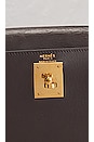 view 5 of 10 Hermes 1978 Box Kelly 28 Handbag in Dark Brown