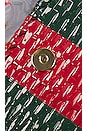 view 7 of 10 Gucci GG Marmont Wicker Shoulder Bag in Green & Red