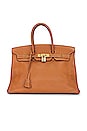 view 1 of 10 Hermes Birkin 35 Togo Handbag in Gold