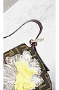view 9 of 10 Fendi Zucca Floral Embroidered Mama Baguette Shoulder Bag in Brown
