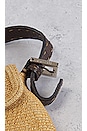 view 9 of 10 Fendi Selleria Raffia Baguette Shoulder Bag in Beige