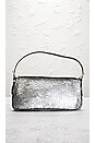 view 3 of 10 Fendi Re-Edition Sequin Baguette Shoulder Bag in Silver