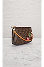 view 4 of 9 Louis Vuitton Monogram Cherry Pochette Accessoires Shoulder Bag in Brown