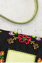 view 7 of 9 Fendi Mama Flower Beaded Baguette Shoulder Bag in Black