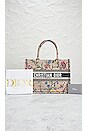 view 10 of 10 Dior Floral Embroidery Book Tote in Multi