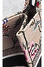 view 9 of 10 Dior Floral Embroidery Book Tote in Multi