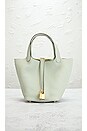 view 2 of 8 Hermes Picotin 18 Clemence Handbag in Gris Neve