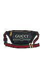 view 1 of 9 Gucci Leather Waist Bag in Black