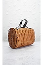 view 4 of 10 Fendi Rattan Handbag in Beige