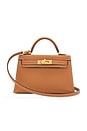 view 1 of 7 Hermes Epsom Kelly 20 Handbag in Gold