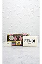 view 10 of 10 Fendi Embroidered Baguette Shoulder Handbag in Multi