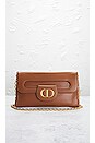 view 2 of 10 Dior 2 Way Chain Clutch in Brown