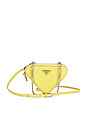 view 1 of 10 Prada Saffiano Shoulder Bag in Yellow