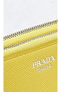 view 9 of 10 Prada Saffiano Shoulder Bag in Yellow