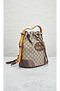 view 4 of 10 Gucci GG Supreme Bucket Bag in Taupe