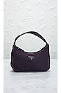 view 2 of 10 ESG Luxury Prada Mini Hobo Bag in Purple