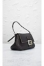 view 4 of 10 Fendi Selleria Baguette Shoulder Bag in Black