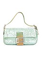 view 1 of 10 Fendi Sequin Baguette Shoulder Bag in Light Blue