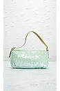 view 3 of 10 Fendi Sequin Baguette Shoulder Bag in Light Blue