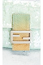 view 6 of 10 Fendi Sequin Baguette Shoulder Bag in Light Blue