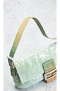 view 9 of 10 Fendi Sequin Baguette Shoulder Bag in Light Blue