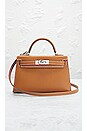 view 2 of 10 Hermes Mini Kelly Epsom Handbag in Gold