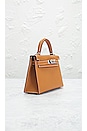 view 4 of 10 Hermes Mini Kelly Epsom Handbag in Gold