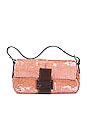 view 1 of 10 Fendi Sequin Baguette Shoulder Bag in Pink