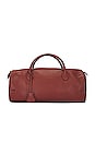 view 1 of 10 Hermes Mademoiselle Leather Handbag in Brown
