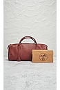 view 10 of 10 Hermes Mademoiselle Leather Handbag in Brown