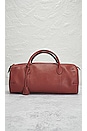 view 2 of 10 Hermes Mademoiselle Leather Handbag in Brown