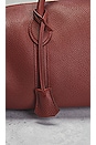 view 6 of 10 Hermes Mademoiselle Leather Handbag in Brown