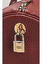 view 8 of 10 Hermes Mademoiselle Leather Handbag in Brown