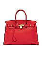 view 1 of 10 HERMES ハンドバッグ in Red