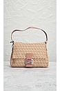 view 2 of 9 Fendi Zucchino Mama Baguette Shoulder Bag in Pink
