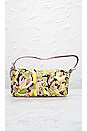 view 3 of 10 Fendi Lizard Trim Baguette Shoulder Bag in Multi