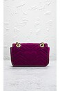 view 3 of 10 Gucci GG Marmont Velour Shoulder Bag in Burgundy