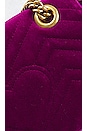 view 7 of 10 Gucci GG Marmont Velour Shoulder Bag in Burgundy
