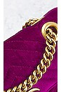 view 8 of 10 Gucci GG Marmont Velour Shoulder Bag in Burgundy
