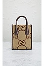 view 3 of 10 Gucci GG Jumbo 2 Way Handbag in Brown