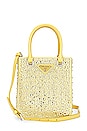 view 1 of 10 Prada Rhinestone 2 Way Handbag in Yellow