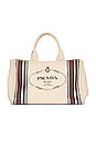 view 1 of 10 Prada Canvas Tote Bag in Cream