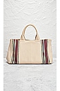view 3 of 10 Prada Canvas Tote Bag in Cream