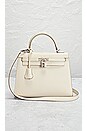 view 2 of 10 Hermes Kelly 25 Epsom Handbag in Craie