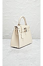 view 4 of 10 Hermes Kelly 25 Epsom Handbag in Craie